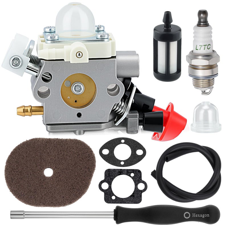 Panari FS56RC Carburetor Kit for Stihl FS 56 RC FS70R FS56 FS70 FS40 FS56C FC70 HT56C KM56 FC56 FS50 FS70C HT56 KN56 KM56C Trimmer Replaces C1M-S267A 4144 120 0608 41441200608 - Image 1